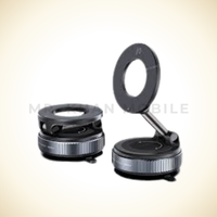 Foldable Adjustable Vacuum Magnetic Phone Holder for Car, Strongest Suction Cup Phone Mount Holder 360 Degree Rotation