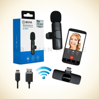 BY-MW3 Ultracompact 2.4GHz Wireless Microphone System Next-Gen Dual-Channel Wireless Microphone