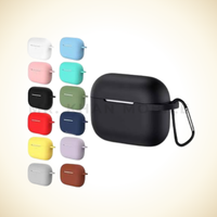 Airpods_Pro & Pro 2 Soft Silicone Case With Hanging Clip For 360 Protection