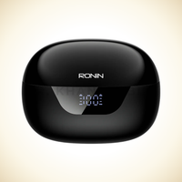 Software Based Earbuds Mystique | R-7010 Mystique Earbuds  ANC & ENC | Digital Display | 80 Hrs Standby