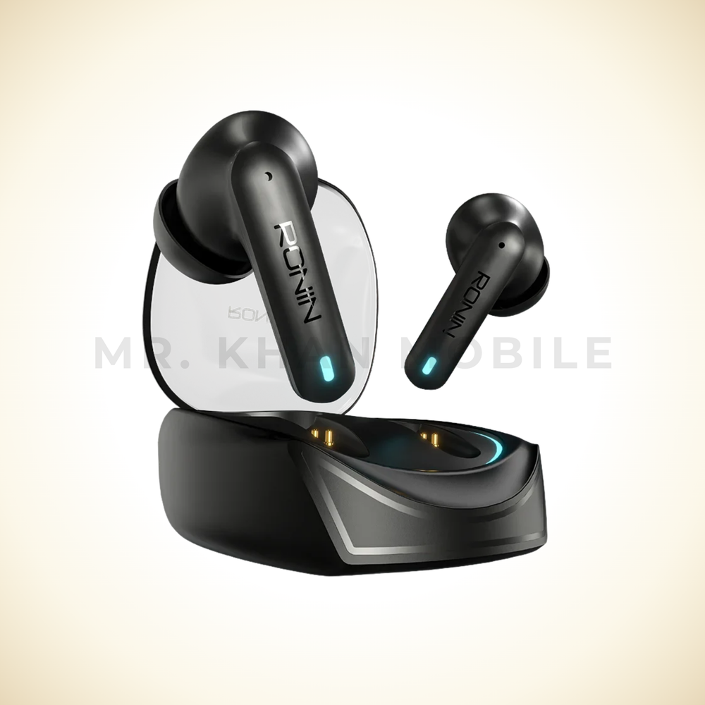 Software Based Earbuds DYNASTY | R-520 Earbuds Dynasty Earbuds  QnX™ ENC & Quad Mics | 50ms Low Latency | Immersive Sound
