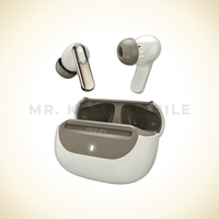 Software Based Earbuds Nox | R-7080 Nox Earbuds  Leather Finish Earbuds | Dual Connectivity | ENC & ANC | Quad Mic