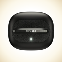 Software Based Earbuds Nox | R-7080 Nox Earbuds  Leather Finish Earbuds | Dual Connectivity | ENC & ANC | Quad Mic