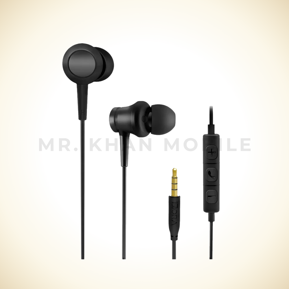 1HORA 3.5mm in-ear Wired Earphone Black (AUT111N)