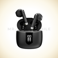 Software Based Earbuds Mashion | R-190 Earbuds Mashion Earbuds  Half In Ear Fit | 04 Hours Playtime | LED Display