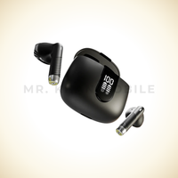 Software Based Earbuds Mashion | R-190 Earbuds Mashion Earbuds  Half In Ear Fit | 04 Hours Playtime | LED Display