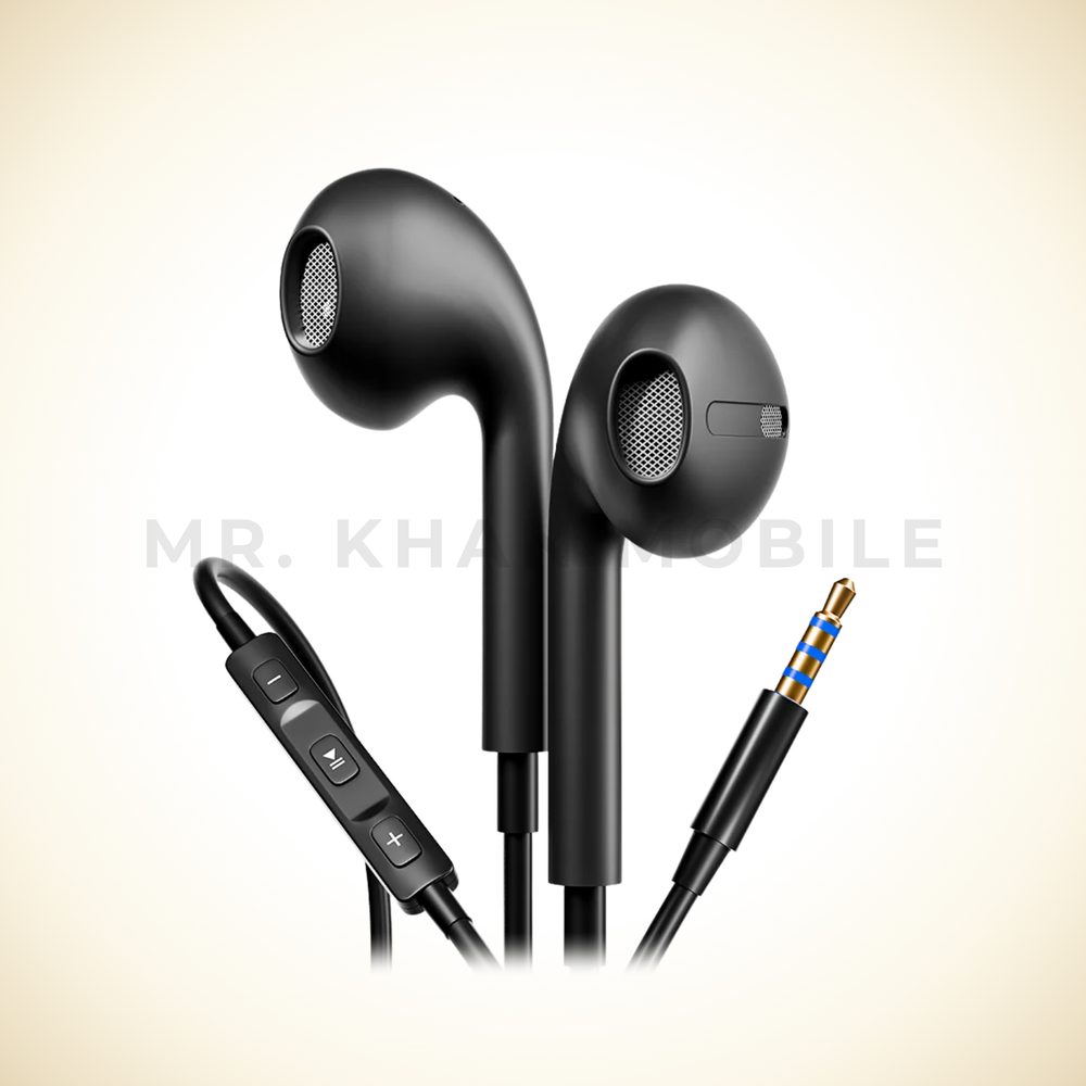 R-5 Buzz Handsfree  Half-In-Ear | 14mm Driver | Thunderous Bass | 3.5mm Jack