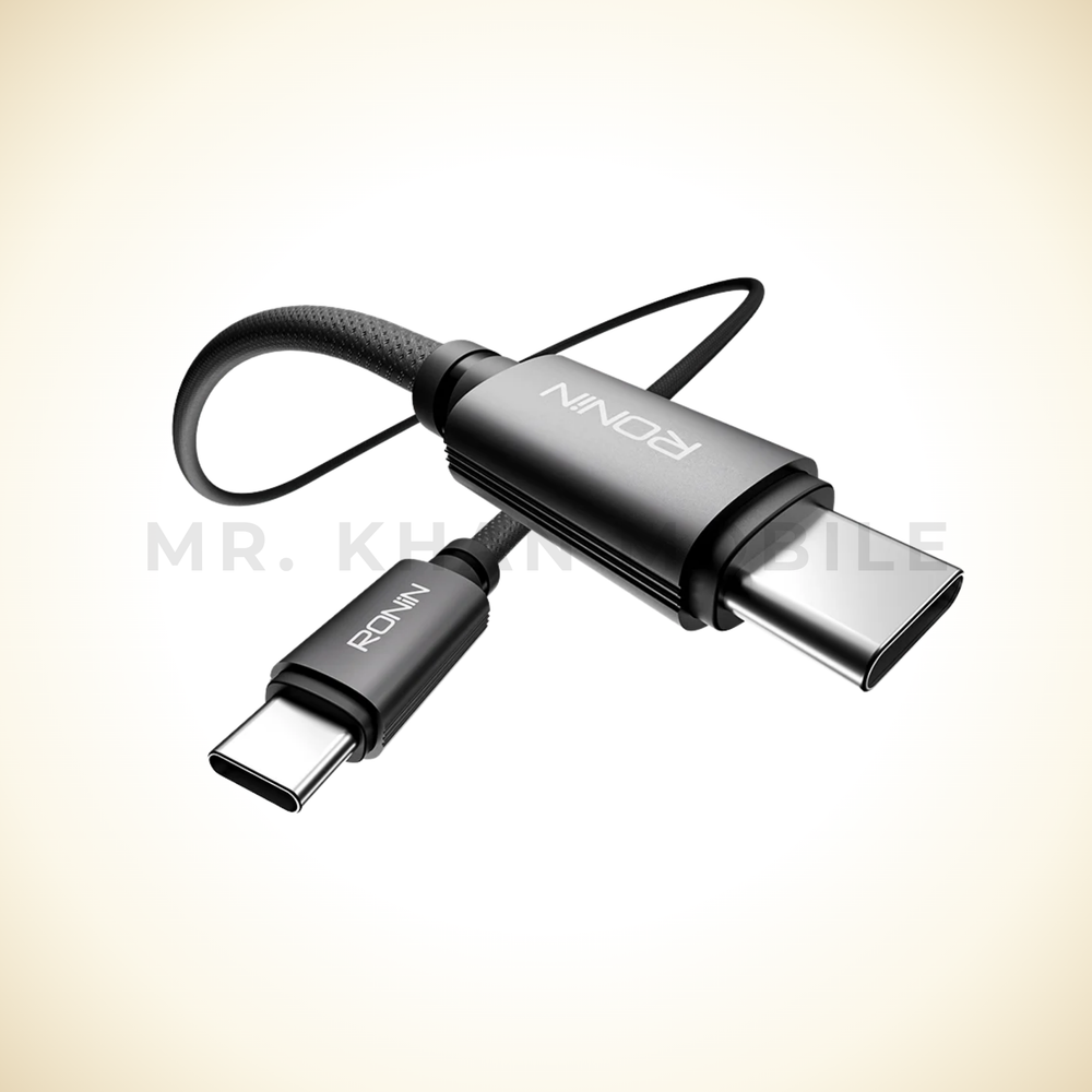 Rush | R-2050 Type-C To Type-C Cable Rush Type-C To Type-C Cable  240W Fast Charge | 1.2M Length | Braided Wire